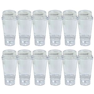 Carimbo de Unhas de Silicone DF-3130 - Pcte c/ 12 unid