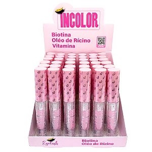 Máscara para Cílios Incolor Eyelash Febella MA30418 - Box c/ 36 unid