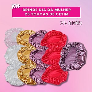 Kit 25 Toucas de Cetim