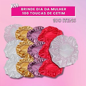 Kit 100 Toucas de Cetim