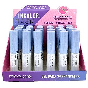 Gel para sobrancelha incolor SP Colors SP283 - Box c/ 24 unid