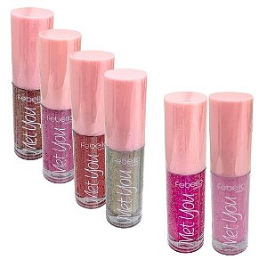 Gloss Labial Brilhante Met You Febella LG40519 - Kit c/ 06 unid