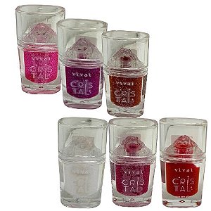 Gloss Glitter Cristal Vivai 3214.1.1 - Kit c/ 06 unid