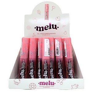 Gel para Sobrancelha Incolor Melu Ruby Rose RR-8422 - Box c/ 36 unid