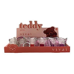 Gloss Chaveiro Teddy Vivai 3203.1.1 - Box c/ 24 unid