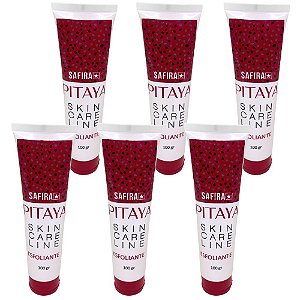 Esfoliante Pitaya Skin Care Line Safira - Kit c/ 06 unid