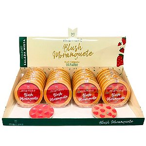 Blush Compacto Moranguete Mia Make 427 - Box c/ 24 unid