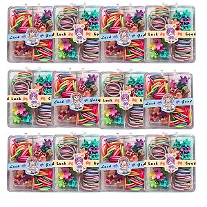 Kit Para Cabelo Infantil SJ-174 - Pcte c/ 12 unid