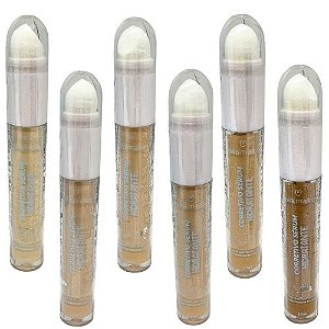 Corretivo Líquido Sérum Hidratante Mia Make 399 - Kit c/ 06 unid