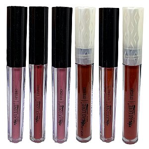 Batom Líquido Matte 48 Horas Cor 274 ao 279 Max Love - Kit c/ 06 unid