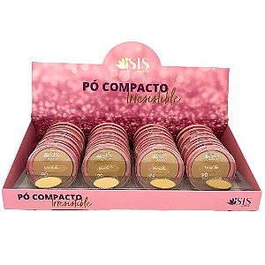 Pó Compacto Irresistible Box A Isis Make-up IS062 -  Box c/ 24 unid