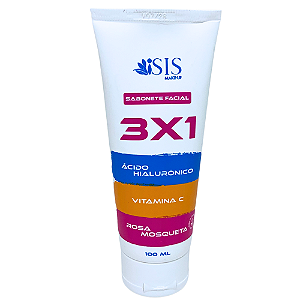Sabonete Facial 3x1 Isis Make-Up IS059
