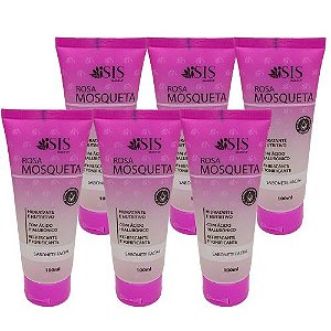 Sabonete Facial Rosa Mosqueta Isis Make-Up - Kit c/ 06 unid