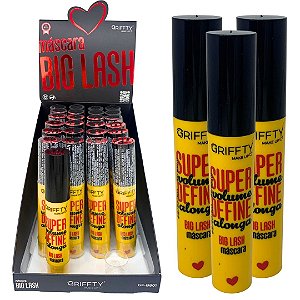 Máscara para Cílios Big Lash Super Volume Griffty Makeup GF-B801 - Box c/ 24 unid