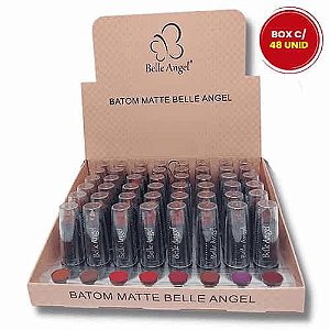 Batom Bastão Matte Fashion Belle Angel A001 – Box c/ 48 unid
