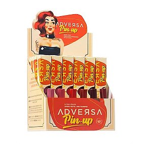 Batom Líquido Matte Vegano Pin-up Adversa AD306 - Box c/ 24 unid