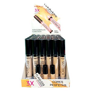 Corretivo Líquido Flawless Collection Ruby Rose HB-8080 Nude Group 01 - Box c/ 36 unid