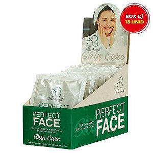 Gel Esfoliante Facial Perfect Face Belle Angel - Box c/ 18 unid