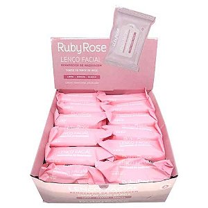 Lenço Removedor de Maquiagem Ruby Rose HB-200 – Box c/ 12 unid