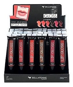 Lip Gloss Bella Femme BF10010 - Box c/ 24 unid