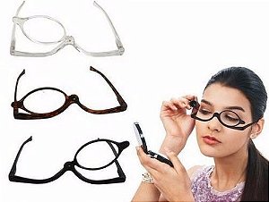 Óculos Para Maquiagem com Lupa de Aumento