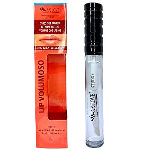 Gloss Lip Volumoso Vegano Cor 01 Max Love