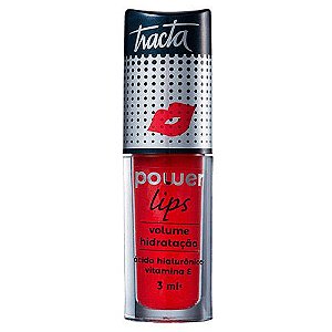 Gloss Power Lips Vermelho Tracta