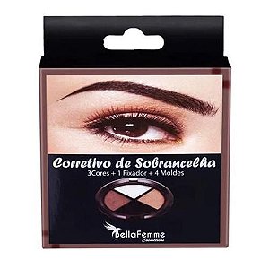 Kit Corretivo para Sobrancelhas Bella Femme BF10043 – Kit c/ 06 unid