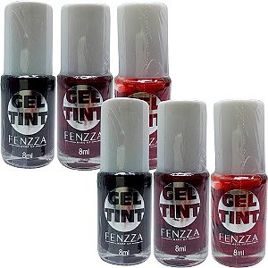 Gel Tint Fenzza FZ24007 - Kit c/ 06 unid