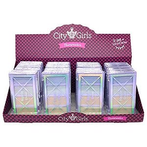 Iluminador Mystic Glow City Girls CG222 - Box c/ 24 unid