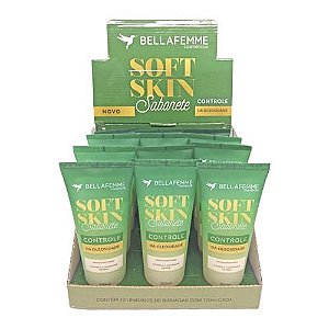 Sabonete Controle da Oleosidade Soft Skin Bella Femme SS80009 – Box c/ 12 unid
