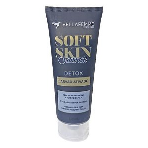 Sabonete Detox com Carvão Ativado Soft Skin Bella Femme SS80010