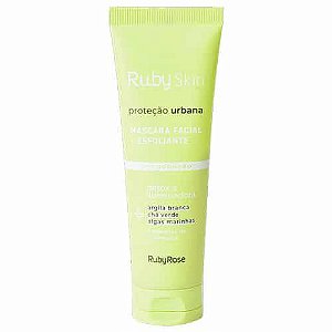 Máscara Facial + Esfoliante Proteção Urbana Ruby Skin Ruby Rose HB-407