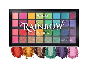 Paleta de Sombras Rainbow Lovers SP Colors SP186