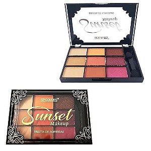 Paleta de Sombras Sunset SP Colors SP154