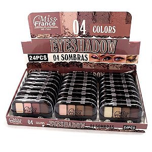 Paleta de Sombras Miss France MF-7595 – Box c/ 24 unid