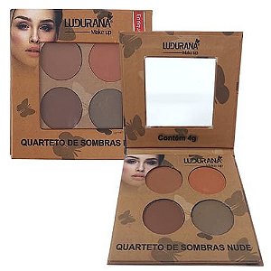 Quarteto de Sombras Nude Ludurana B00040