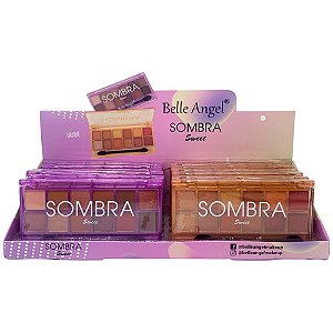 Paleta de Sombras Sweet 12 Cores Belle Angel B088 – Box c/ 12 unid