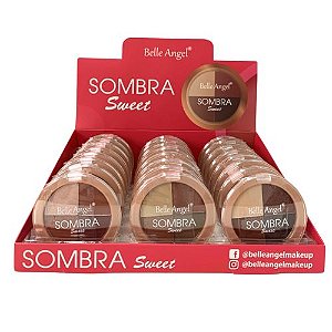 Paleta de Sombras Sweet 4 Cores Belle Angel B091 – Box c/ 24 unid