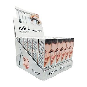 Cola para Cílios a prova d'água Hello Mini CL280-1 – Box c/ 36 unid