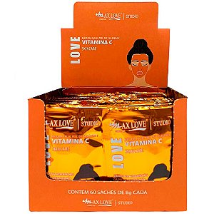 Máscara Facial Peel Off Colágeno e Vitamina C Max Love - Box c/ 60 unid