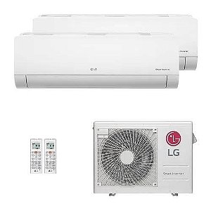 Ar Condicionado Multi-Split LG Inverter 30.000 BTU/h (2x 12.000) Quente/Frio 220V