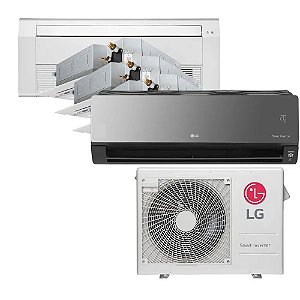 Ar Condicionado Multi Inverter LG 36.000 BTUS Q/F 220V (+1x Cassete 1 Via 9.000 BTUS +3x Cassete 4 Vias 9.000 BTUS +1x Art Cool 12.000 BTUS)