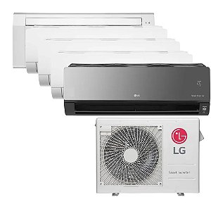 Ar Condicionado Multi Inverter LG 36.000 BTUS Q/F 220V (+1x Cassete 1 Via 9.000 BTUS +3x High Wall  9.000 BTUS +1x Art Cool 18.000 BTUS)