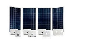 KIT SOLAR 1,36 KW PARA CONSUMO  ATE 200Kw/H (4 PLACAS  410W , 1 MICRO INVERSOR 600W E ACESSORIOS)