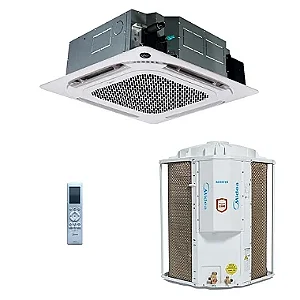 Ar-Condicionado Split Cassete Inverter 4 Vias Midea Connect 36.000 BTUs R-32 Só Frio 220V Monofásico