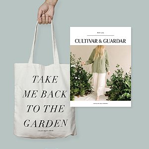 COMBO C&G VOL. 04 - "Jardim" + Ecobag algodão CULTIVAR & GUARDAR