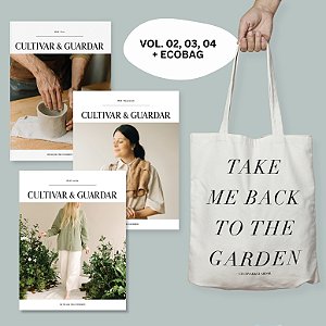 COMBO Revistas C&G VOL. 02, 03 e 04 + ECOBAG "Take me back..."