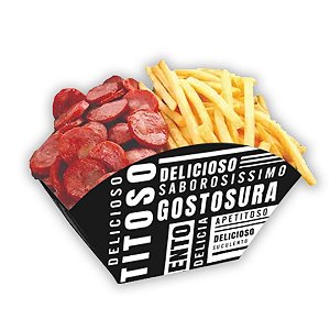 OFERTA, 100 Caixa Hamburguer Tradicional + 100 Caixas Batata Frita