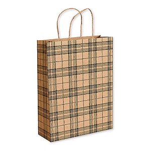 Sacola N01 Xadrez Elegante